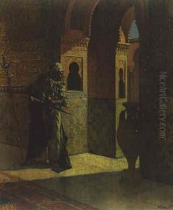 L'alhambra by Rudolf Ernst
