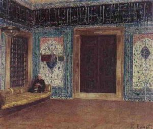 La Lecture by Rudolf Ernst