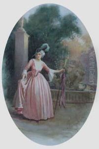 Lady In A Garden Lady In A Garden