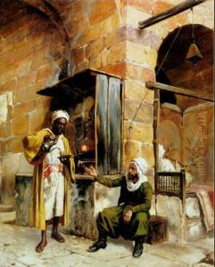 A Coffee Seller by Rudolf Ernst