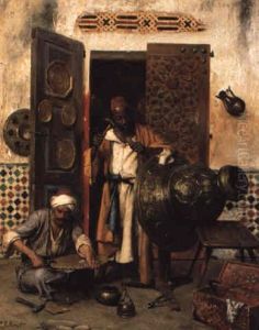 The Metal Worker by Rudolf Ernst