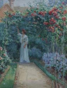 Francess In The Garden by William F. Ashburner