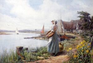 Waiting For The Ferry by William F. Ashburner