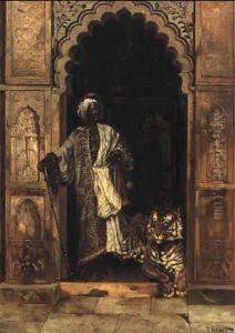 Guarded Door by Rudolf Ernst
