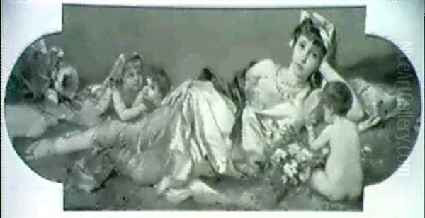 Odalisque Avec Puttis - view 1