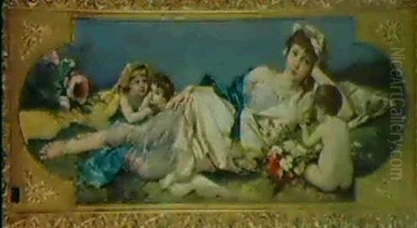 L'odalisque Avec Des Anges - view 1