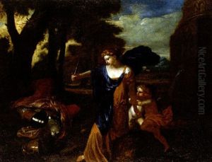 Armida And Rinaldo by Charles Errard the Elder