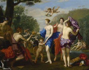 The Judgment Of Paris by Charles Errard the Younger