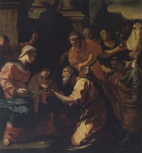 The Adoration Of The Magi by Charles Errard the Younger