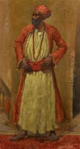 Portrat Eines Algeriers by Edward Frederick Ertz