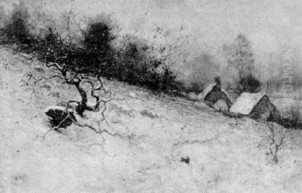 Winter Hunt Scene - view 1