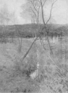 French Landscape by Edward Frederick Ertz