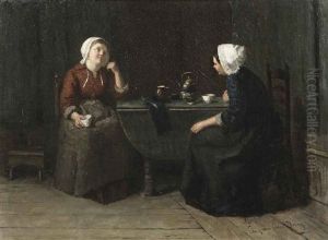 Tea Time by Ludovicius Johannes van Ervens Dorens