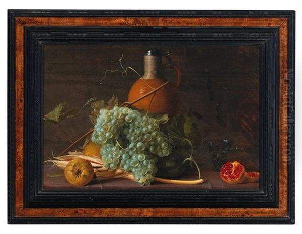 Still Life Of Fruit With A Stoneware Jug - view 1