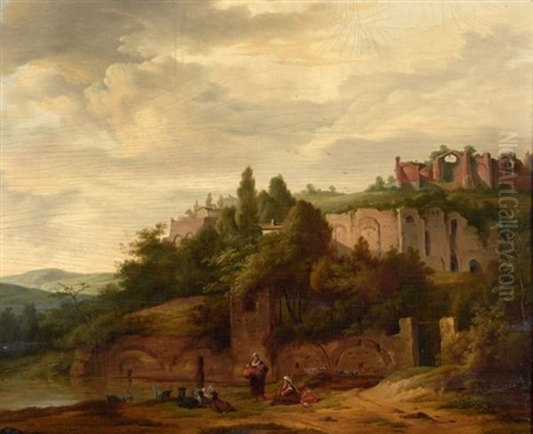 Ruines Romaines Animees De Bergers - view 1