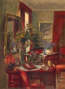 Studio Of The Painter Olga Wisinger-florian by Marianne Von Eschenburg