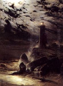 Fyrtarn. Fuldmane. Skotslands Sydkyst by Hermann Eschke