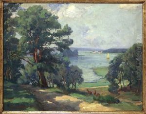Blick Auf Lindwerder by Richard Hermann Eschke