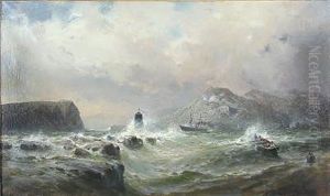 Scottish Coast, Stormy Weather by Richard Hermann Eschke