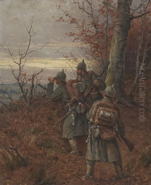 Spahtrupp Auf Einer Anhohe - view 1