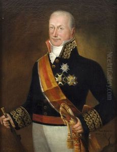 Retrato Del Gobernador De La Capitania General De Cuba Nicolas De Mahy Y Romo (madrid, 1757 - La Habana, 1822) by Vicente Escobar
