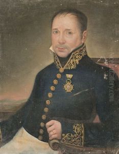 Retrato De Josep Antoni Verdaguer D'alberti I Carbonell by Vicente Escobar
