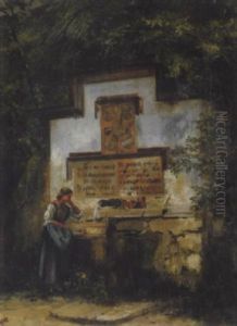 Am Brunnen by Adele Esinger
