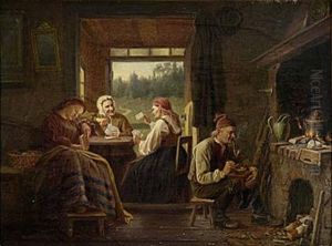 Kortspelande Gummor by Peter Eskilsson