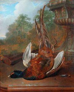 Still Life With Pheasant And Gun