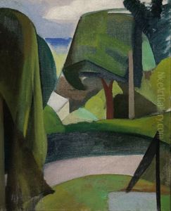 Landschaft by Maurice Esmein