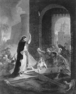 Auferweckung Des Lazarus by Joseph Esperling
