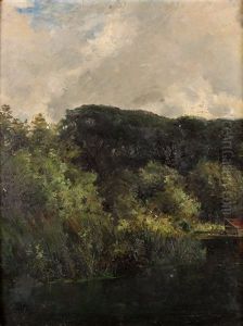 Paisaje De La Granja by Juan Espina Y Capo