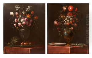 Bouquet De Fleurs Aux Fruits (+ Bouquet De Fleurs Aux Noisettes Et Au Verre; Pair) by Benito Espinos