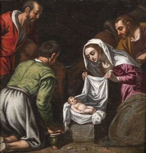 La Adoracion De Los Pastores by Jeronimo Jacinto Espinosa