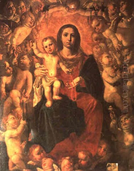 Madonna Mit Kind Und Engeln - view 1