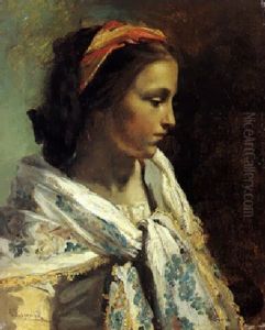 Ritratto Di Ragazza by Gaetano Esposito