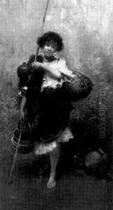 Portrait Of A Smiling Young Girl Carrying Objects