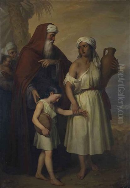 Abraham Banishing Hagar And Ishmael - view 1