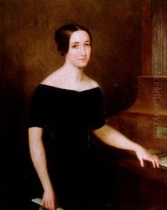 Dama Junto Al Piano by Antonio Maria Esquivel Suarez de Urbina