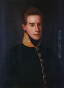 Retrato De Joven by Antonio Maria Esquivel Suarez de Urbina