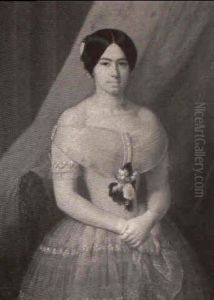 Retrato De Senora by Antonio Maria Esquivel Suarez de Urbina