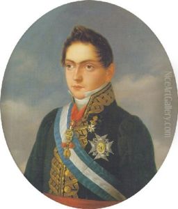Retrato De Un Infante De Espana (don Antonio Maria Pascual?), Caballero Del Toison De Oro, Gran Cruz De La Orden De Carlos Iii