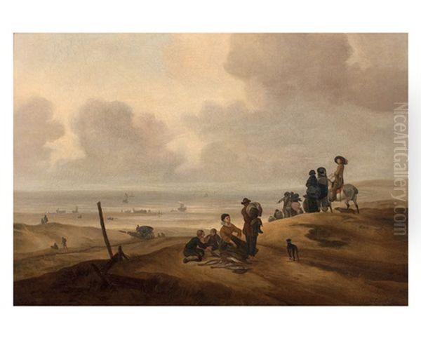 Retour De Peche Sur La Plage De Scheveningen - view 1