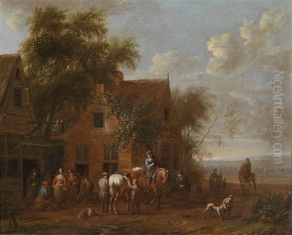 Reiter Vor Dem Wirtshaus - view 1