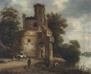 A Rest At The Inn by Cornelisz van Essen