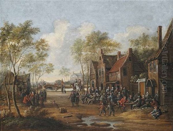 Buntes Treiben Auf Einer Dorfkirmes - view 1