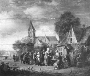 The Poultry Sellers by Cornelisz van Essen