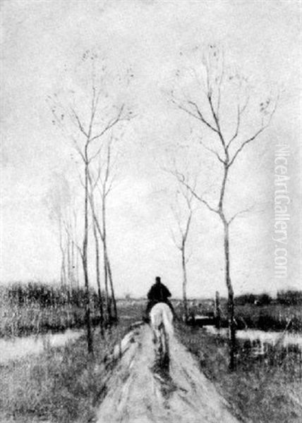 A Landscape With Horse And Rider - view 1