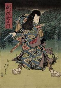 Actors In A Play About The Events Around Thetreachery Of Akechi Mitsuhide by Ashiyuki