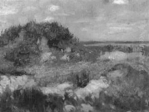 Wiesenrain Mit Kleinem Hugel by Theodor Esser